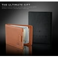thumbnail image 5 of Serman Brands Slim Wallet Money Clips | Bifold Leather Wallet | RFID Blocking Minimalist Bifold Men Wallet | Stylish and Secure Wallet | Dark Caramel, 5 of 7