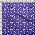 thumbnail image 4 of oneOone Polyester Spandex Purplish Blue Fabric Poker Card Craft Projects Decor Fabric Printed By The Yard 56 Inch Wide, 4 of 4