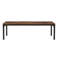 thumbnail image 5 of Aukfa 78" Large Dining Table for 6–8, Modern Farmhouse Rectangular Kitchen Table with Metal Legs & Scratch-Resistant for Family Gatherings,Rustic Brown, 5 of 8