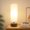 White Shade with Black Nickel Base, variant on Touch Table , 3-Way Dimmable Modern Minimalist Accent Bedside  with Cylinder Fabric Shade, Night Light for Bedroom Living Room