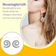thumbnail image 5 of Pendientes circulares en forma de remolino Qarigey colgante para mujer accesorios de joyería AP010228-07, 5 of 6