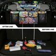 thumbnail image 4 of KUIFORTI Boho Car Trunk Organizer Oxford Cloth, Mandala Flower Car Storage Organizer (37.01"*11.8") Portable Car Storage Bag with 4 Pocekt, Hanging Car Organizer for SUV/MPV/Truck, Machine Washable, 4 of 6