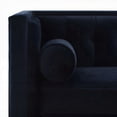 thumbnail image 4 of Modern 84" Tuxedo Tufted Sofa in Dark Navy Blue Performance Velvet, 4 of 14