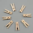thumbnail image 6 of 100pcs Mini Photo Clamps Wooden Clips Burlywood Wood Clamps for Memos Cards Photo Storing Size 2, 6 of 7