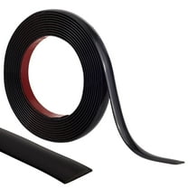 16.4Ft x 0.7in Flexible Molding Trim Peel and Stick Black Self Adhesive Waterproof Wall Mirror Corner Round Edge Tile Trim Ceiling Countertop