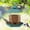 Green, variant on TENGDA Hanging Gazebo Bird Feeder Large Capacity Wild Bird Seed Station with 6 Feeding Ports Weatherproof Outdoor Feeder for Garden Patio Yard