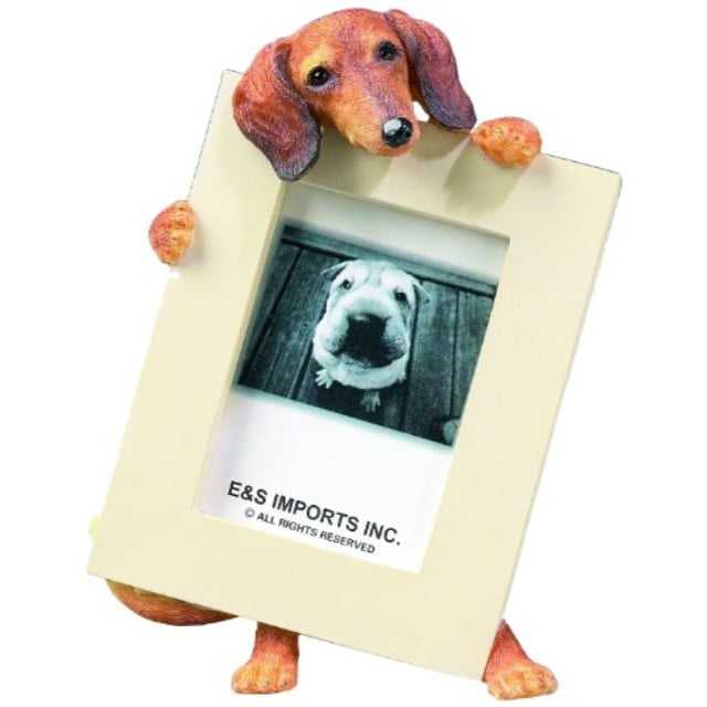DACHSHUND PICTURE FRAME ~  RED #13 
