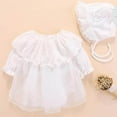 thumbnail image 5 of LNMQLPDBS Long Dress Boho Dresses Black Tie Dress White Dress Long Sleeve Girls Size 6 Clothes Baby Girl Clothes 0-3 Months 3-6 Month Girl, White 0-3 Months, 5 of 5