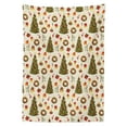 thumbnail image 3 of Ambesonne Christmas Tablecloth Rectangular Table Cover, Cartoon Trees Bells, 52"x70", Multicolor, 3 of 4