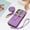 Purple, variant on Crossbody Case Wallet Phone Case for iPhone 12 Pro / 12 6.1" with Strap,With Mirror, RFID Blocking Card Holder, Kickstand, PU Leather Shockproof Anti-fall Rugged Phone Cover for Women Girls,Purple