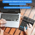 thumbnail image 4 of Tarjeta De Sonido De Computadora De Grabación En Vivo En Casa De 4 Vías, Consola De Sonido Usb Bluetooth, Mezclador De Audio Profesional, Control De Placa De Sonido Speravity EL013090-00, 4 of 5