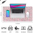 thumbnail image 5 of Long Mouse Pads for Desk,Cartoon Unicorn Rainbow Heart Diamond Lollipop Desk Mats on Top Of Desks, Desk Mouse Pad Extra Large with 3mm Non-Slip Base and Stitched Edge for Gaming,Work,Home 31.5"x15.7", 5 of 5