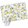 thumbnail image 2 of Rectangle Area Rug 2x3ft,Summer Watercolor Lemon Flower Washable Carpet Non-Slip Runner Accent Rugs Indoor Floor Mat for Bedroom Living Room Decor,Spring Farm Fruit Green Leaf, 2 of 9