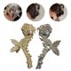 thumbnail image 3 of pinzas de metal con forma de rosa para el pelo, pinzas para el pelo de moda, tocados., 3 of 6