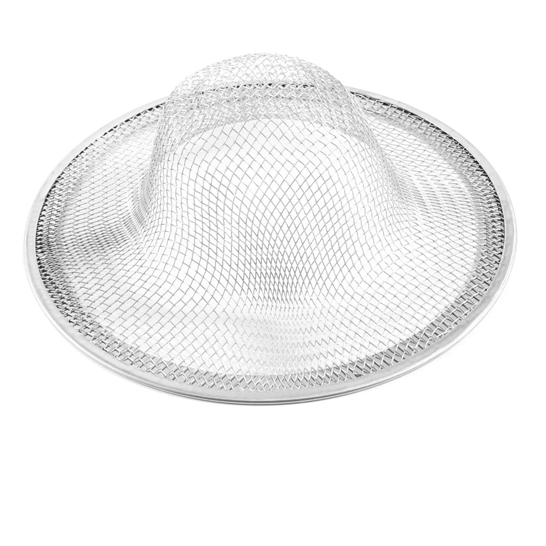 Unique Bargains Kitchen Bathroom 4.4" Diameter Stainless Steel Mesh Sink Strainer Silver
