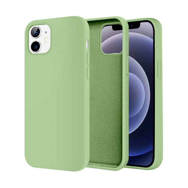 Funda de Protección para iPhone 12 - Sovico - Silicón con Forro de Microfibra