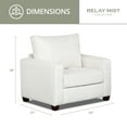 thumbnail image 5 of Furniture Classics Model 3221-11 Relay Mist Upholstered Chair, 5 of 8
