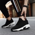 thumbnail image 2 of Tallure Sneakers for Men & Women, 4 Inch Hidden Height Increase Shoes, Arch Support Cushioned Sole, Lightweight Breathable Non-Slip Walking Shoes, 2 of 8