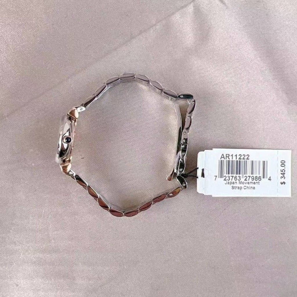 Emporio Armani Quartz Crystal Blue Dial Ladies Watch AR11222