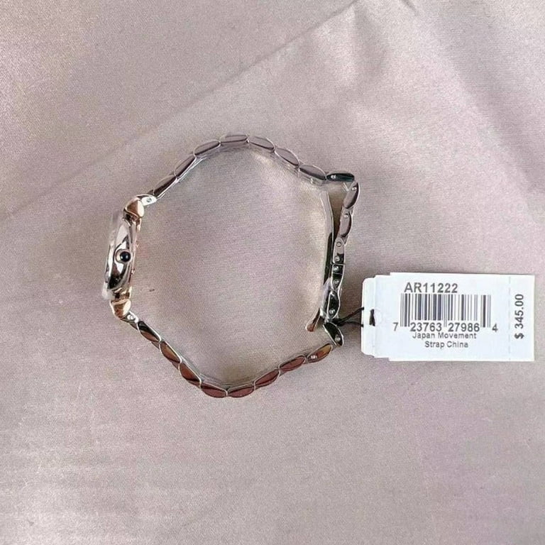 Emporio Armani Quartz Crystal Blue Dial Ladies Watch AR11222