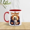 thumbnail image 3 of Mummy English Springer Spaniel Happy Halloween with Pumpkins Bats Spooky Fun 11oz Accent Two-tone Mug Springers Dog Lover Gifts Coffee Tea Cup - 00019, 3 of 5