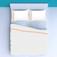 thumbnail image 2 of 400TC Double Embroidery Sateen Solid Cotton Sheet Set, 2 of 3