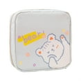 thumbnail image 2 of D-GROEE 2PCS Sanitary Napkin Storage Bags Pouches Nursing Pad Holder Tampon Bags Portable Period Kit Bag Feminine Product Pouch for Girls for Pads Bag for Pads and Tampons with Zipper, 2 of 7