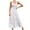 White, variant on Zpanxa Women's Sleeveless Round Neck Boho Dress Solid Color Flowy Casual Summer Maxi Dress
