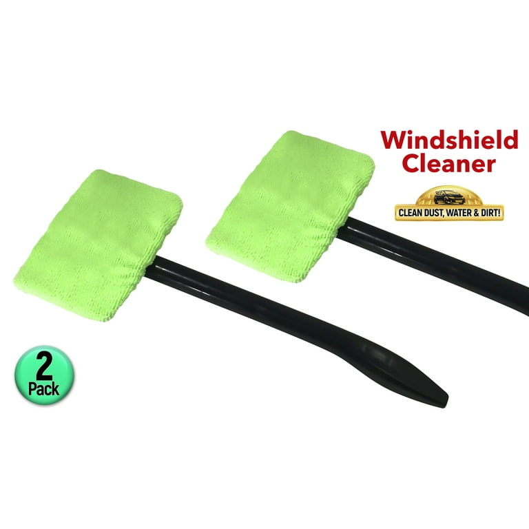 Eternal Windshield Cleaner with Microfiber Pad Cleaner Wand 2 Pack