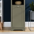 thumbnail image 5 of Noble House Bathroom Storage Cabinet with Laundry Hamper, Adjustable Shelves, Standing Organizer for Small Spaces, Grey, 5 of 8