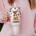thumbnail image 6 of Chihuahua Gift for Dog Owner,40oz Chihuahua Tumbler with Handle Insulated Reusable Stainless Steel Travel Water Bottle (Color 4), 6 of 6
