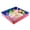 Quadrate Red, variant on Sandbox for Kids Sand Box Sand Table Toys Children Outdoor Games Beach Toy Boy Girl Gift 18.9×18.9in Square Red