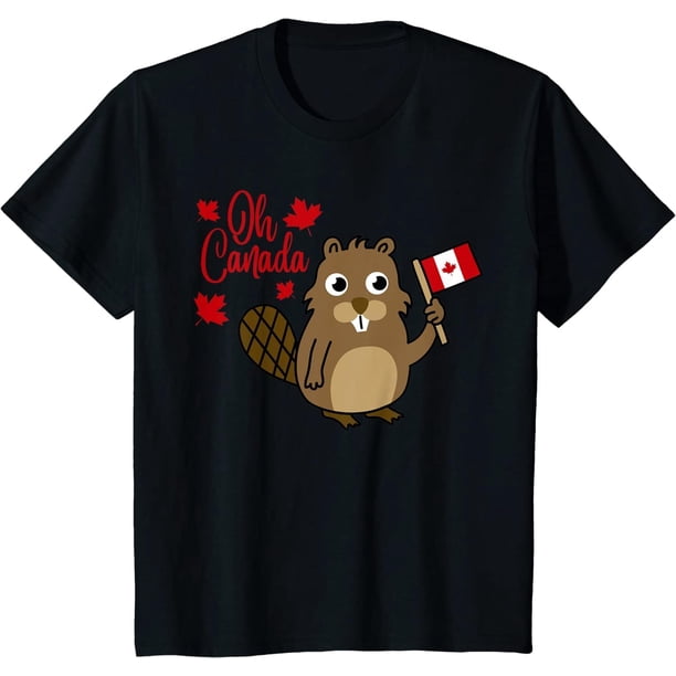 Happy Canada Day - Camiseta divertida con bandera canadiense de Groundhog