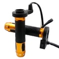 thumbnail image 1 of 2X 7/8" 22Mm 12V Electric Heated Hand Grips Heating Handle Gold For Motorcycle, 1 of 5