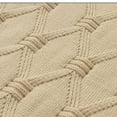 thumbnail image 6 of Rohuuque Men's Crewneck Pullover Sweater Mockneck Vintage Solid Color Elastic Pullover Fleecing Texture Trendy Sweater Coat Khaki A, 6 of 7