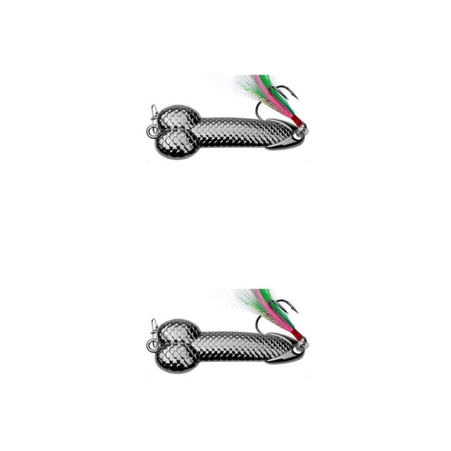 relayinert Metal Glitter Fishing Lure For Attracting Fish In Various Fishing Environments Suitable For Most Black 21g 2Set