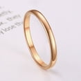 thumbnail image 1 of Bagues Fines 2 mm pour Femmes en Acier Inoxydable, Ensemble de Bagues Minimalistes, Bague Queue Élégante pour Fête, 1 of 5