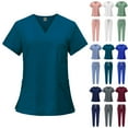 thumbnail image 1 of Ropa de lavado a mano para hombres y mujeres, ropa quirúrgica de manga corta de secado rápido, ropa de trabajo para médicos, enfermeras orales, ropa de trabajo para hospitales de mascotas, 1 of 5