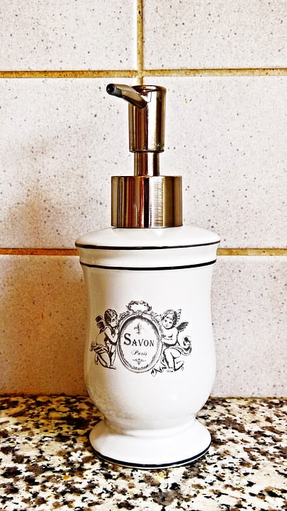 french soap dispenser