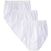 Bali Comfort Revolution Seamless Diamond Microfiber Brief (Pack of 3) 3 White Diamond