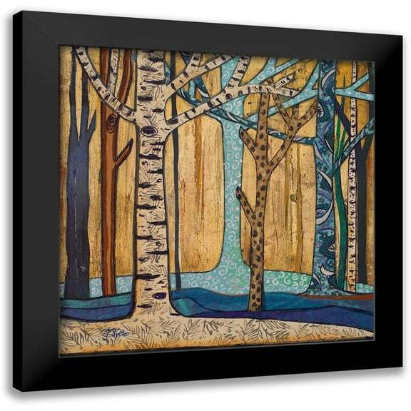 Pinto, Patricia 12x12 Black Modern Framed Museum Art Print Titled - Mother Nature I