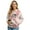 Pink-Skull Cherry Blossom, variant on DISNIMO Dachshund Floral Printed Sweatshirts for Women Long Sleeve Jackets Zip Up Outwear Coat Fall Winter Outfits, S