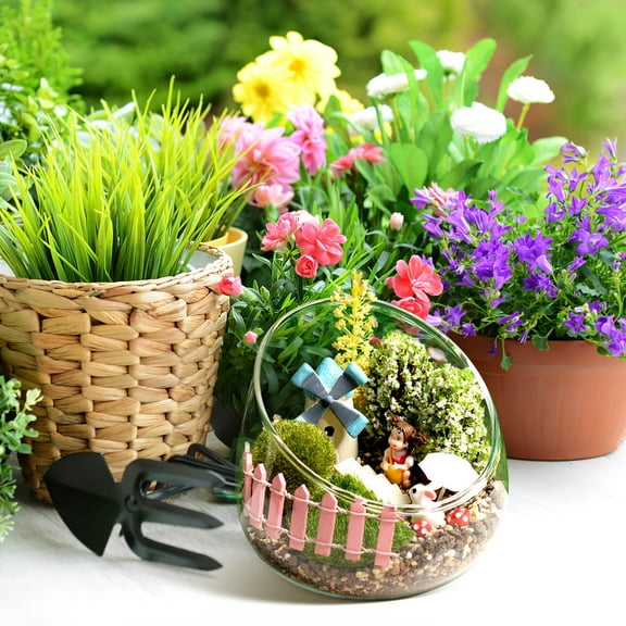 Raindrops Cut Bowl Glass Vase Candle Holder Globe Bowl Terrarium Container Glass Planter Fruit Jar Floral Holder