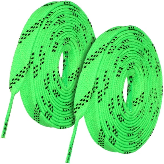 PAMINGONO 1 Pair Waxed Laces Hockey Anti- Polyester Ice Skates Accessories Green 95.89X0.39X0.20in