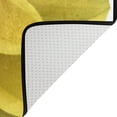 thumbnail image 3 of SKYSONIC Yellow Flower Area Rug Pad48"x63", 100% Light Weight Polyester Fabric for Living Bedroom, 3 of 6