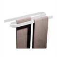 thumbnail image 1 of Toallero de baño doble de aluminio Space, soporte de toalla de pared sin perforaciones, 1 of 6