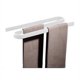 thumbnail image 1 of Toallero de baño doble de aluminio Space, soporte de toalla de pared sin perforaciones, 1 of 6