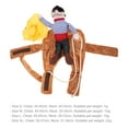 thumbnail image 3 of Pet Costume Dog Costume Pet Suit Cowboy Rider Style - Size S Random Color, 3 of 9