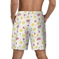 thumbnail image 3 of Kdxio Tropical Fruit Print Men'S Swim Trunks With Compression Liner 7 Inch Inseam Quick Dry Swim Shorts, 3 of 7