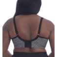 thumbnail image 3 of Goddess Non Wire Sports Bra (6913),48DDD,Pewter Heather, 3 of 5